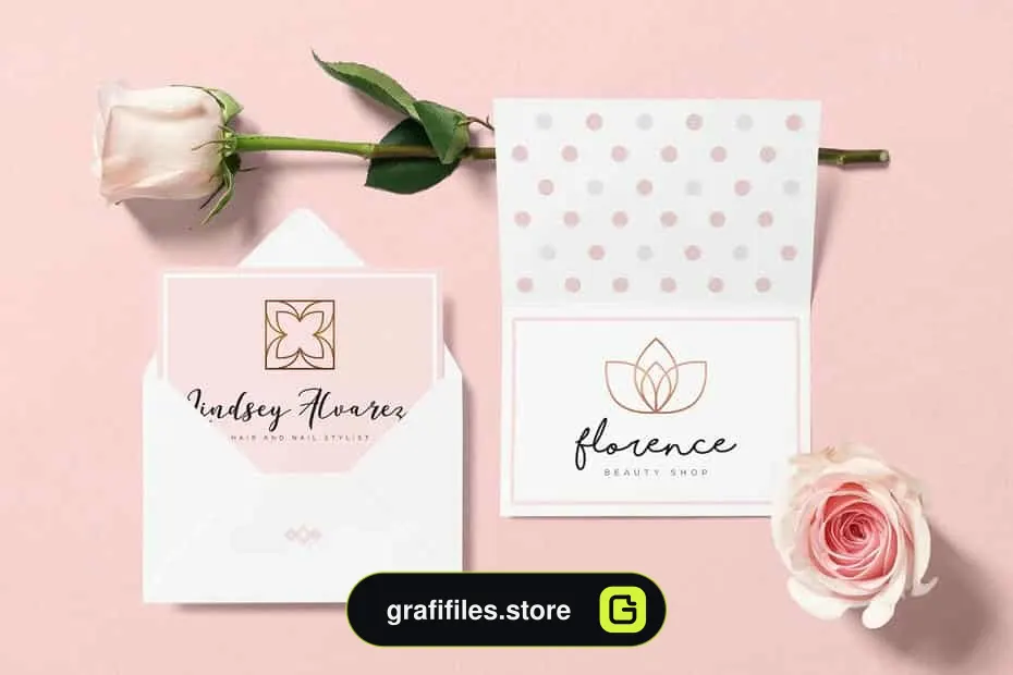 فایل لایه باز لوگو هندسی Geometric Premade Logo Bundle