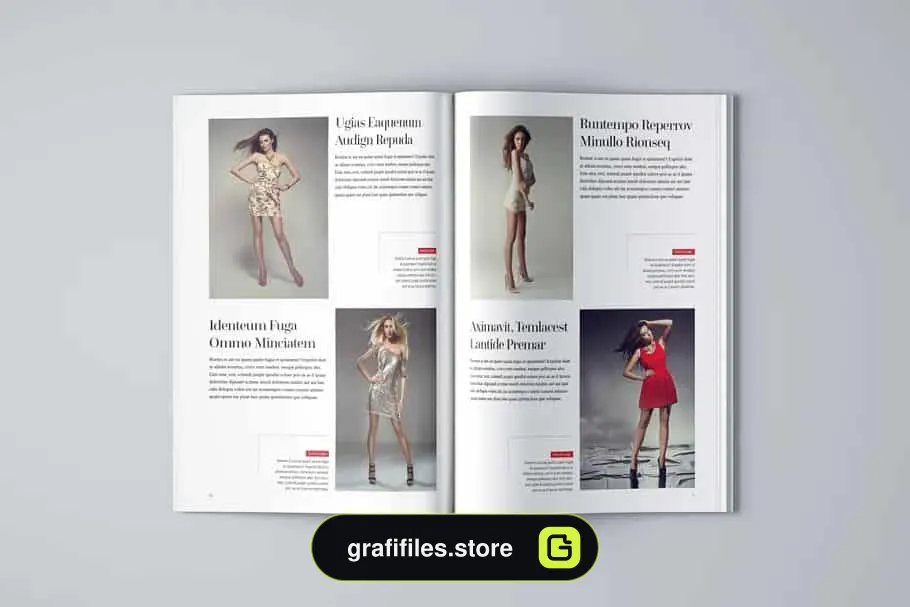 قالب ایندیزاین مجله Get Magazine Template