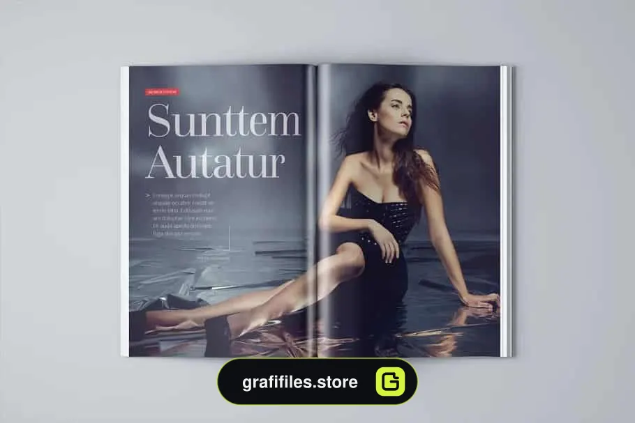 قالب ایندیزاین مجله Get Magazine Template