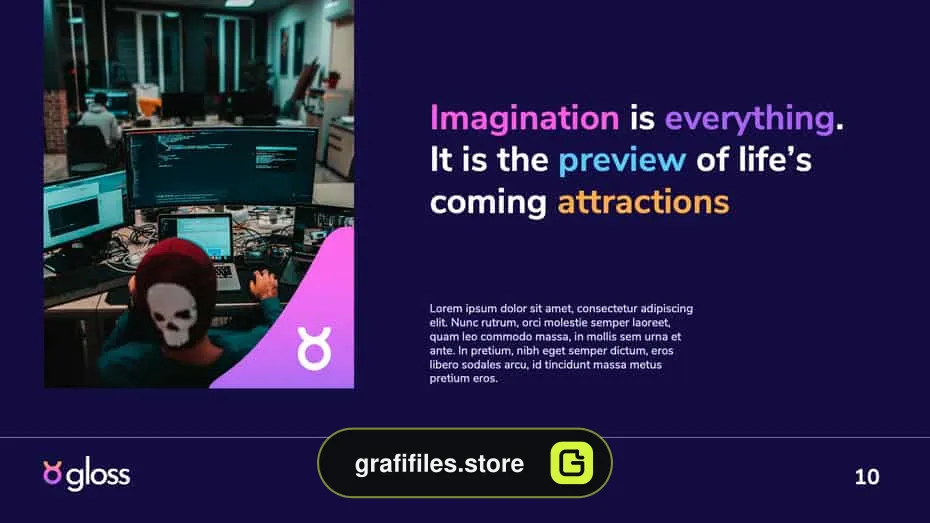 قالب پاورپوینت GLOSS – Powerpoint Template