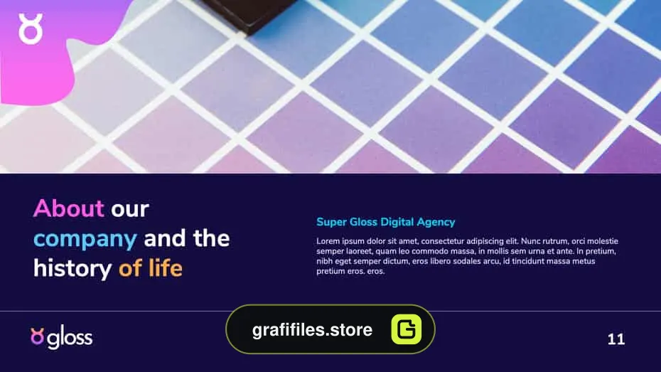 قالب پاورپوینت GLOSS – Powerpoint Template
