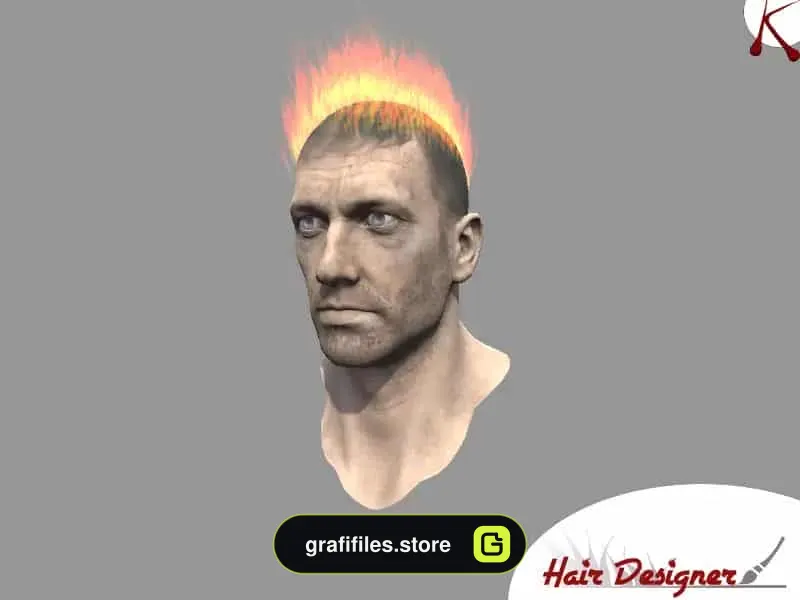 پروژه Hair Designer برای یونیتی - 25