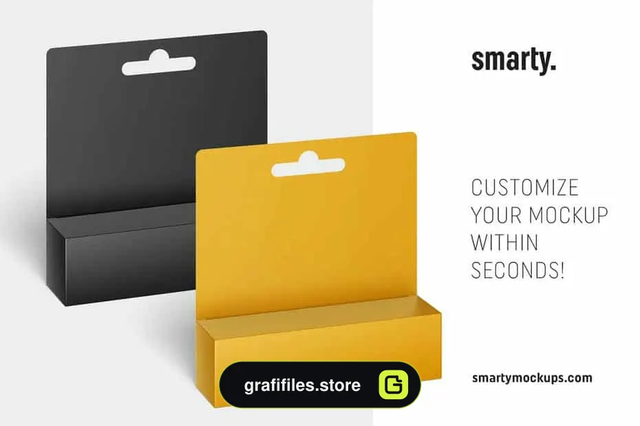 موکاپ جعبه Hanging Box Mockup