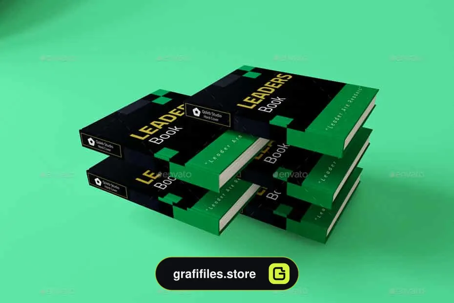 موکاپ جلد کتاب Hard Cover Book MockUp