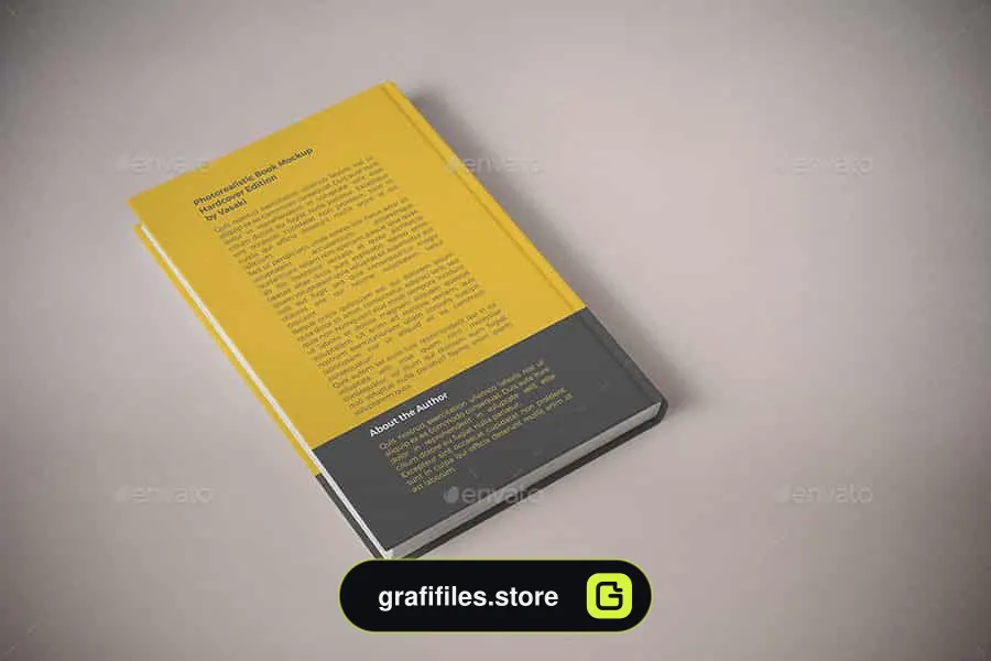 موکاپ کتاب Hardcover Book Mock-up