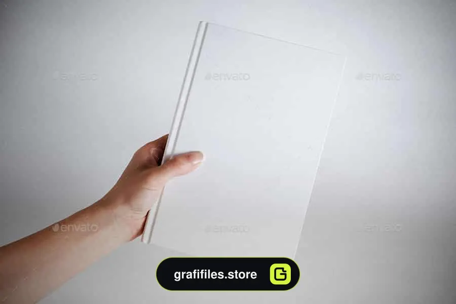 موکاپ کتاب Hardcover Book Mock-up - 24