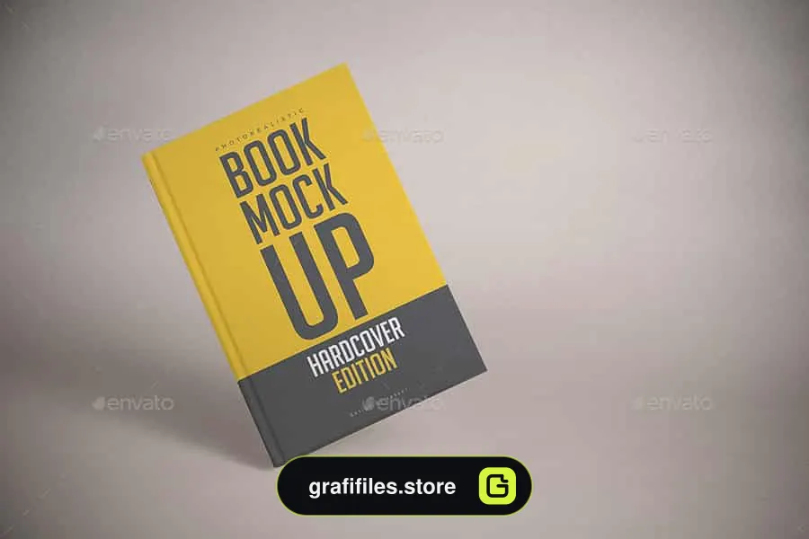 موکاپ کتاب Hardcover Book Mock-up