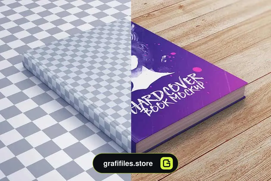 موکاپ کتاب Hardcover Book Mockup