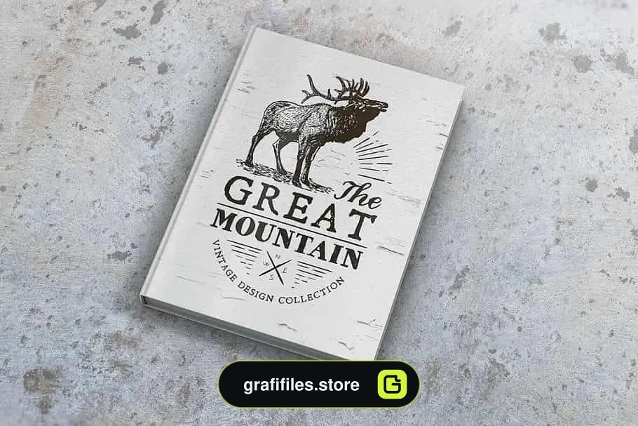موکاپ کتاب Hardcover Book Mockup