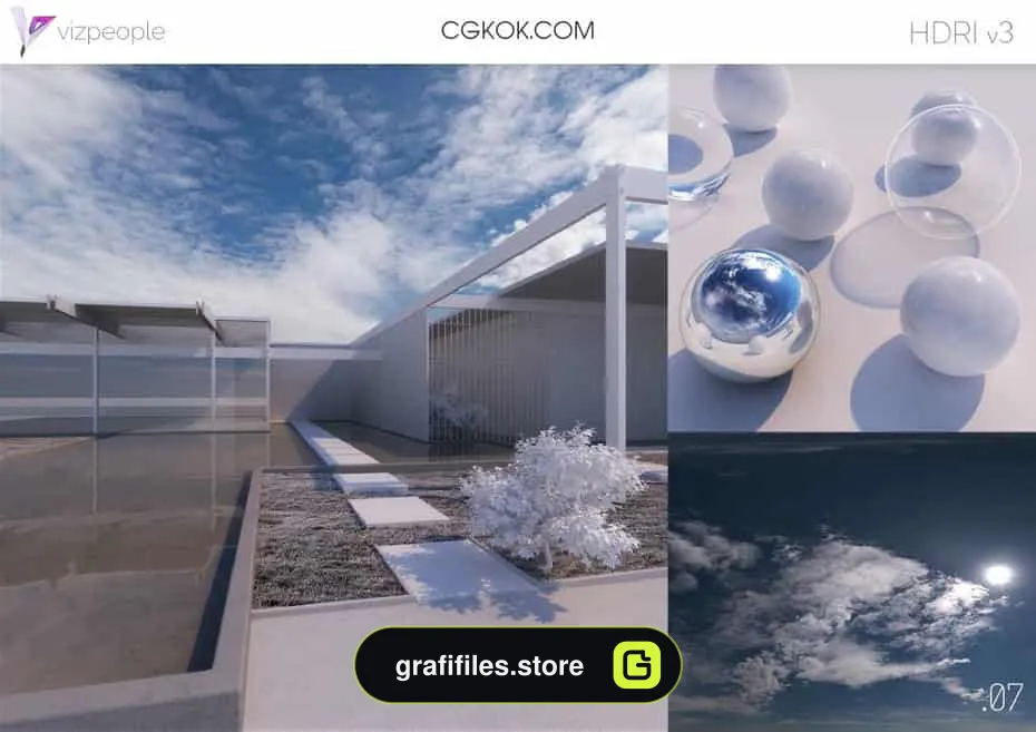 دانلود تصاویر HDRI در ساعات مختلف - 1 تصاویر HDRI