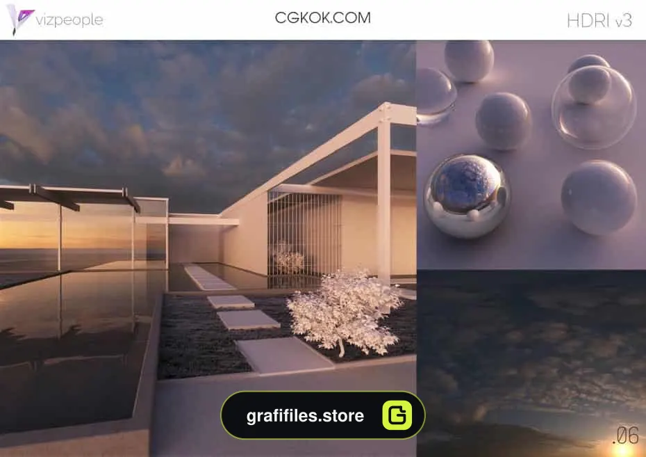 دانلود تصاویر HDRI در ساعات مختلف - 2 HDRI در ساعات مختلف