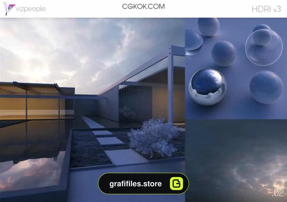 دانلود تصاویر HDRI در ساعات مختلف - 5 تصاویر HDRI در ساعات مختلف