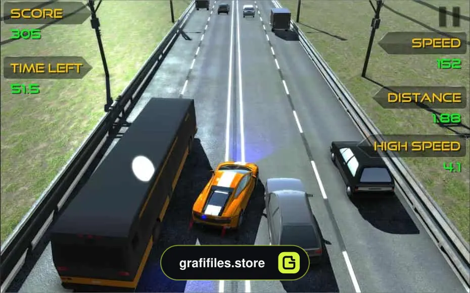 دانلود پروژه آماده بازی Highway Racer برای یونیتی - 12 پروژه آماده بازی Highway Racer برای یونیتی - 11