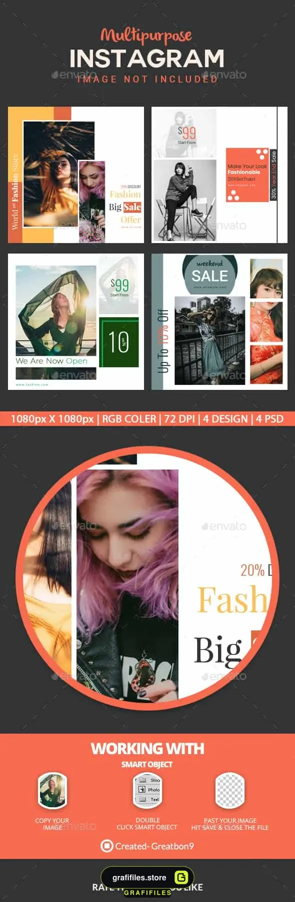 فایل لایه باز اینستاگرام Instagram