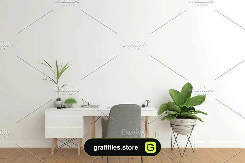موکاپ صحنه داخلی Interior - 6