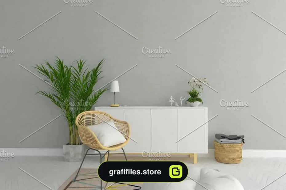 موکاپ صحنه داخلی Interior - 10