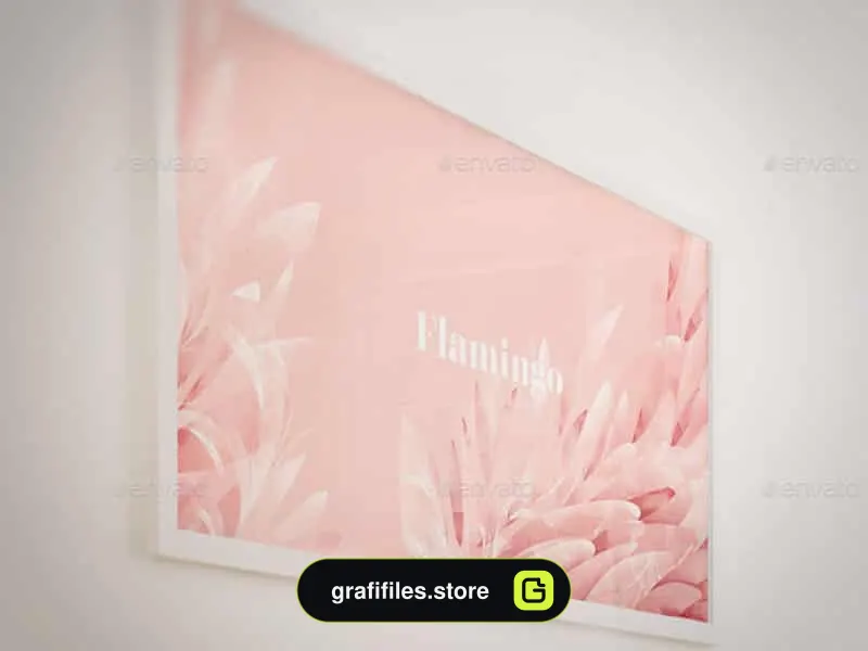 موکاپ تابلو Interior With Poster Frames Mock-up Vol.2