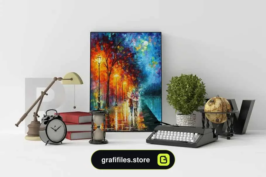 موکاپ تابلو نقاشی Interiors Posters Mock-up