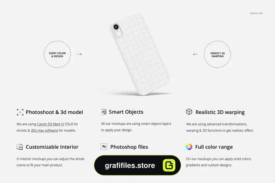 موکاپ قاب آیفون ایکس - 1