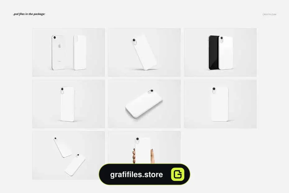 موکاپ قاب آیفون ایکس - 3