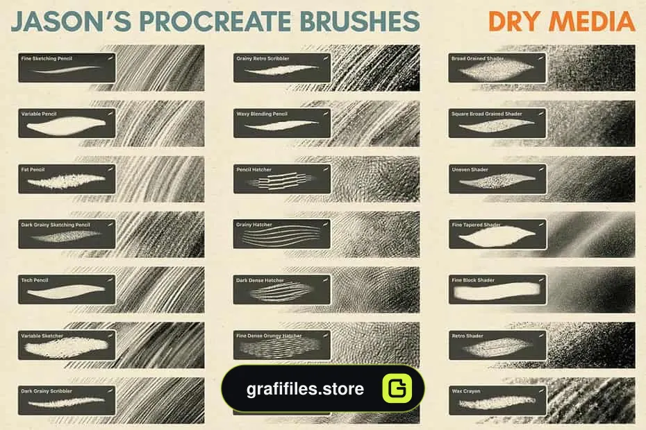 براش Jason’s Procreate Brushes