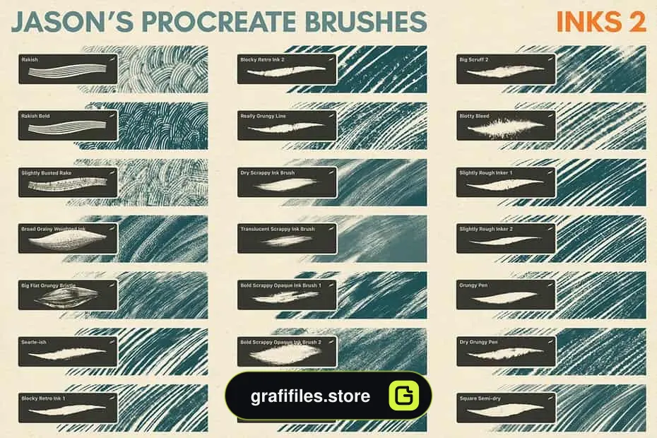 براش Jason’s Procreate Brushes