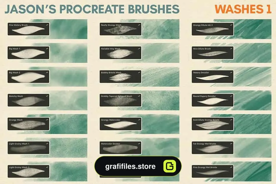 براش Jason’s Procreate Brushes