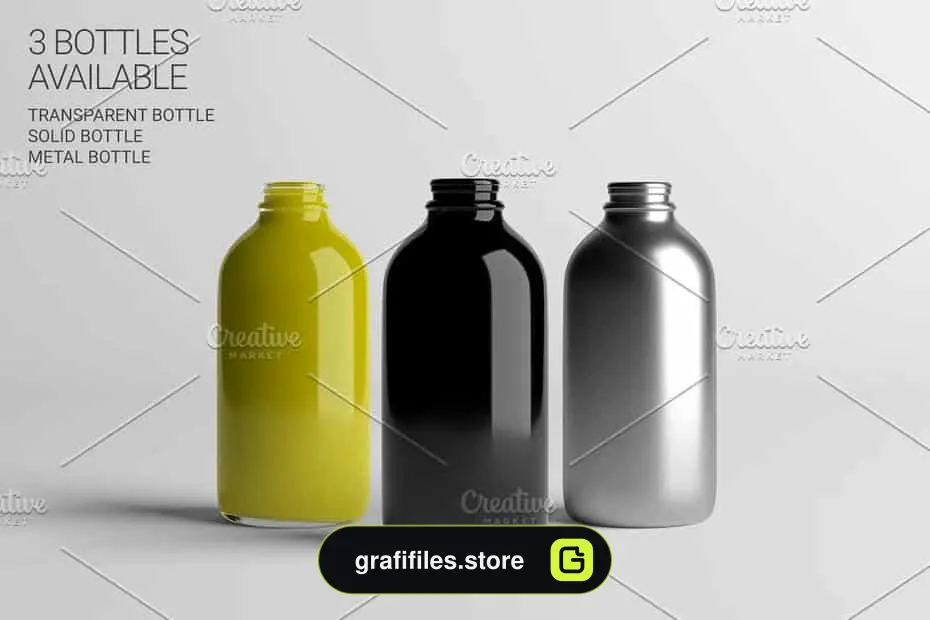 موکاپ بطری آبمیوه