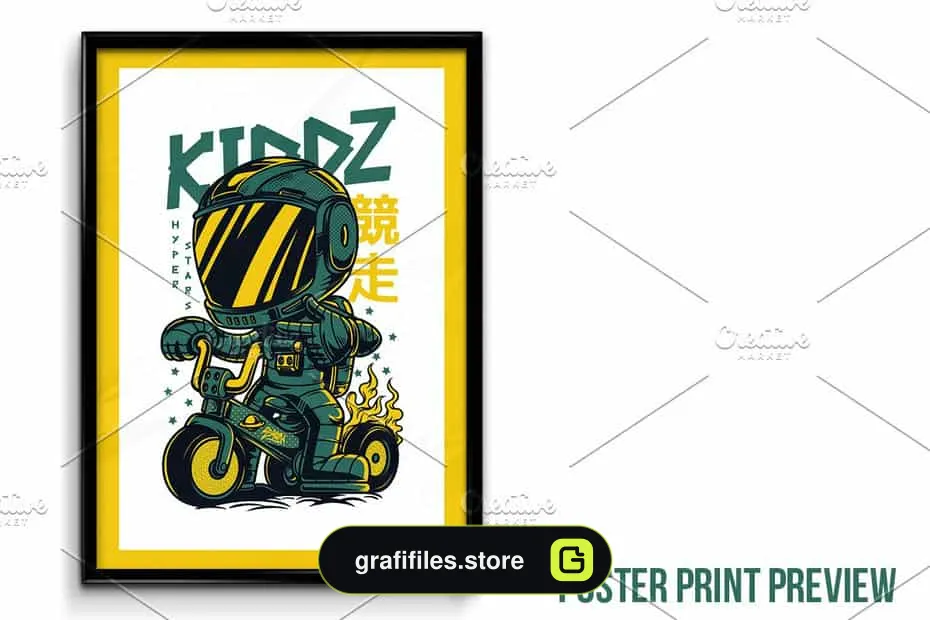 وکتور تیشرت Kiddz Illustration - 4