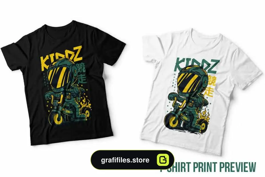 وکتور تیشرت Kiddz Illustration