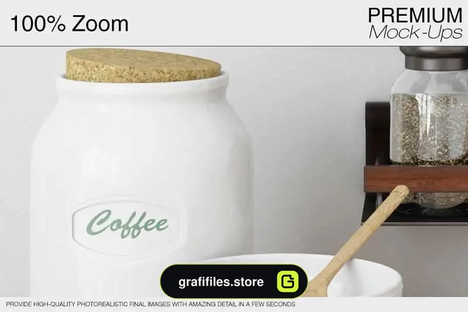 موکاپ لوازم آشپزخانه Kitchen Accessories Set