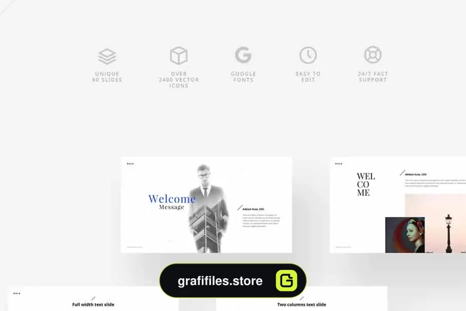 قالب آماده کینوت KULA Keynote Template
