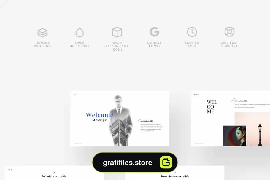 قالب پاورپوینت KULA Powerpoint Template