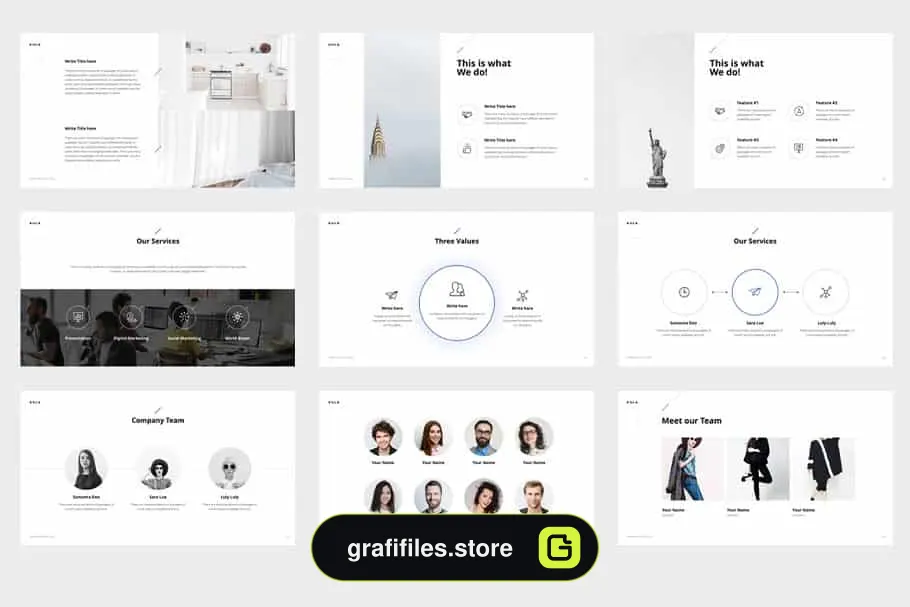 قالب پاورپوینت KULA Powerpoint Template - 9