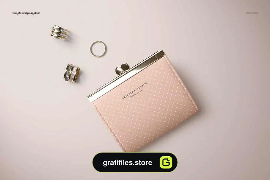 موکاپ کیف پول چرم زنانه