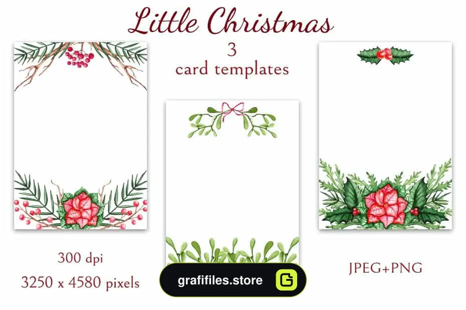 کلیپ آرت کریسمس Little Christmas