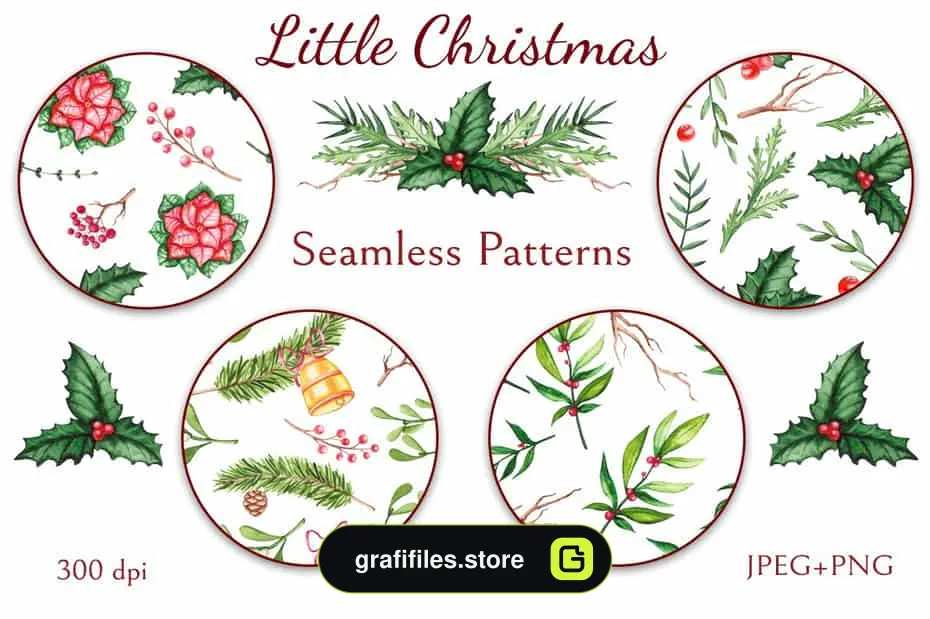 کلیپ آرت کریسمس Little Christmas - 8