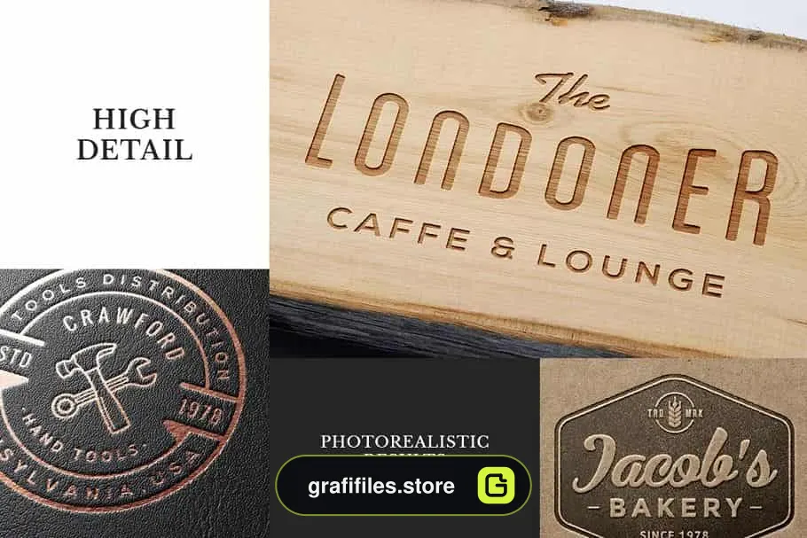 موکاپ لوگو Logo/Badge Mock-Ups Vol.3