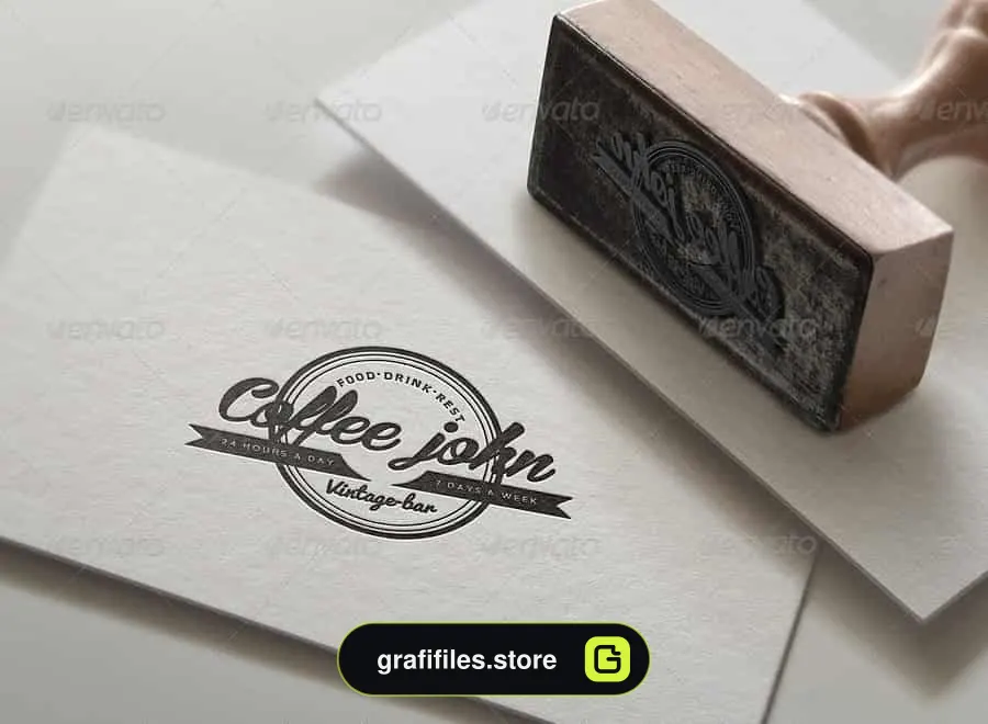 موکاپ لوگو Logo Mock-Up Set – 2