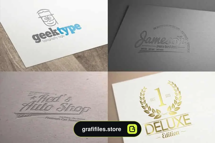 موکاپ لوگو Logo Mock-ups Vol.1