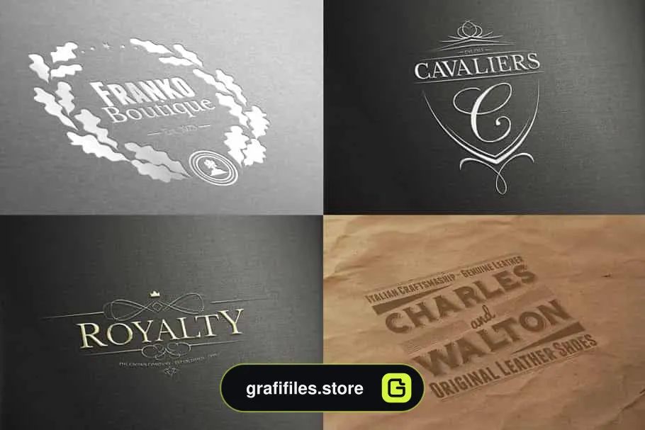 موکاپ لوگو Logo Mock-ups Vol.1