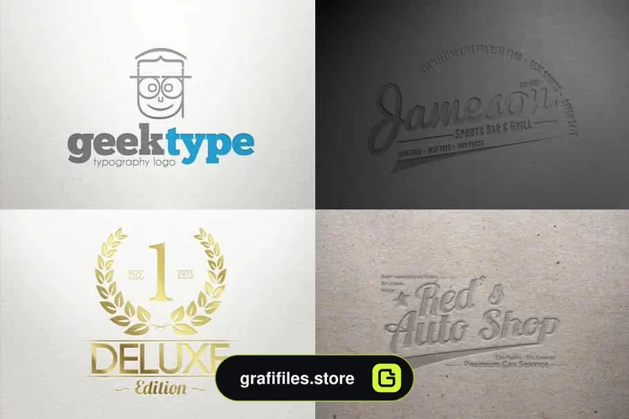 موکاپ لوگو Logo Mock ups Vol.2