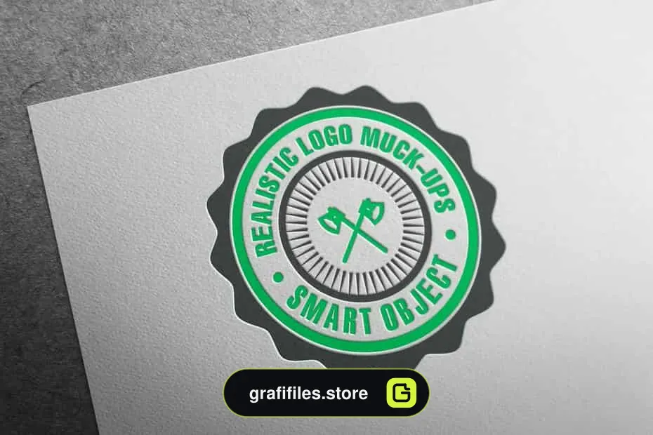 موکاپ لوگو Logo Mock ups