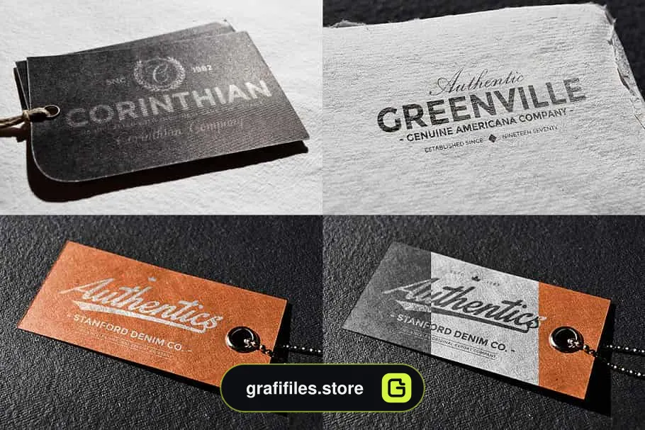 موکاپ لوگو Logo Mock-ups Vol.2