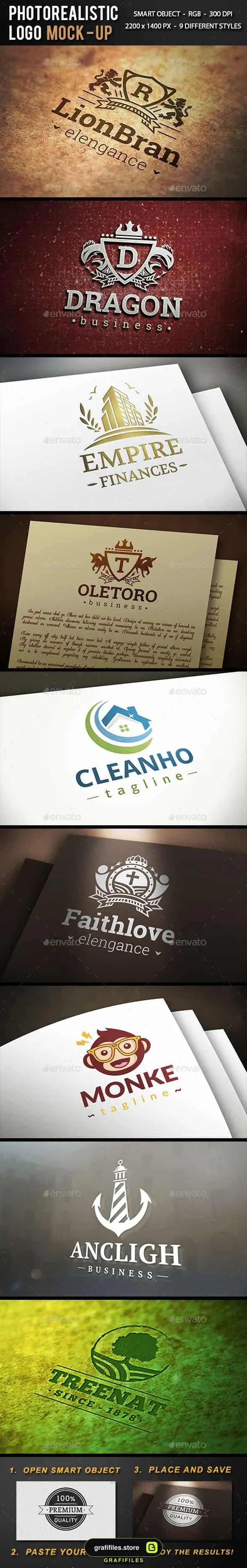 دانلود موکاپ لوگو Logo Mockup