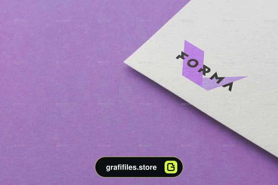 موکاپ لوگو Logo Mockup Pack Paper Edition