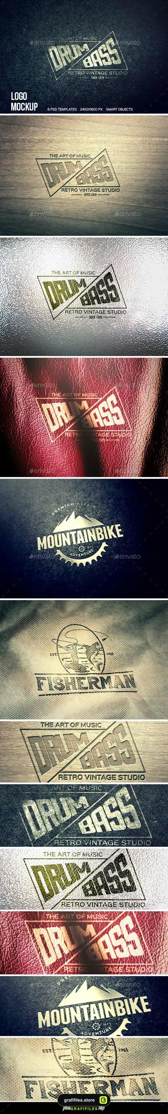 موکاپ لوگو Logo Mockup 