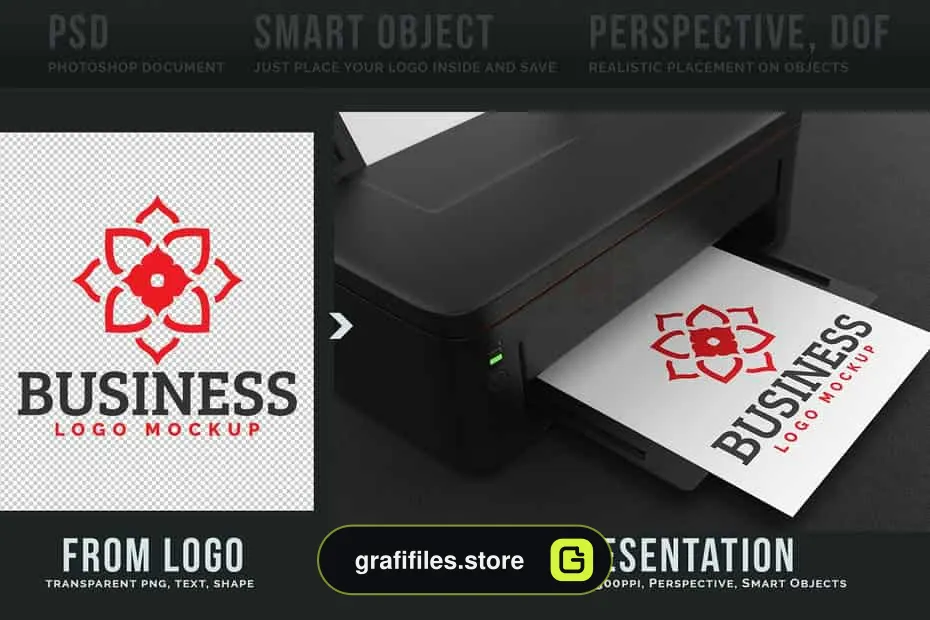 موکاپ لوگو Logo Mockups Bundle Vol.5
