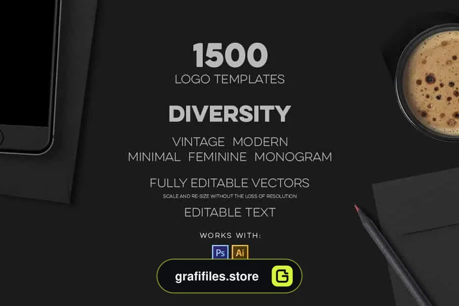 فایل لایه باز لوگو Logos Bundle Collection