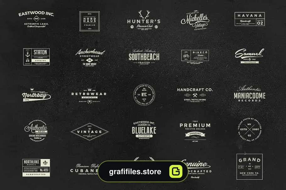 فایل لایه باز لوگو Logos Bundle Collection